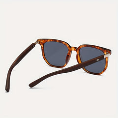 Men's Classic Large Frame Sunglasses UV-Resistant with Case