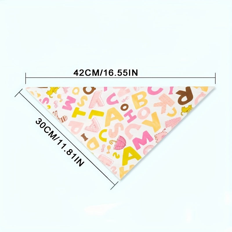 10pcs Baby Bibs Triangle Double layer Newborn Bib Feeding Bibs