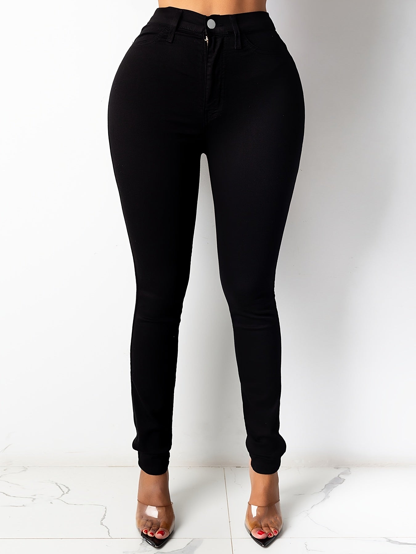Slim Fit Skinny Jeans High Waist Stretch Pencil Denim Women's Jeans