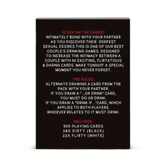 Drunk Card Game For Couples - Perfect Date Night - 50 Cards