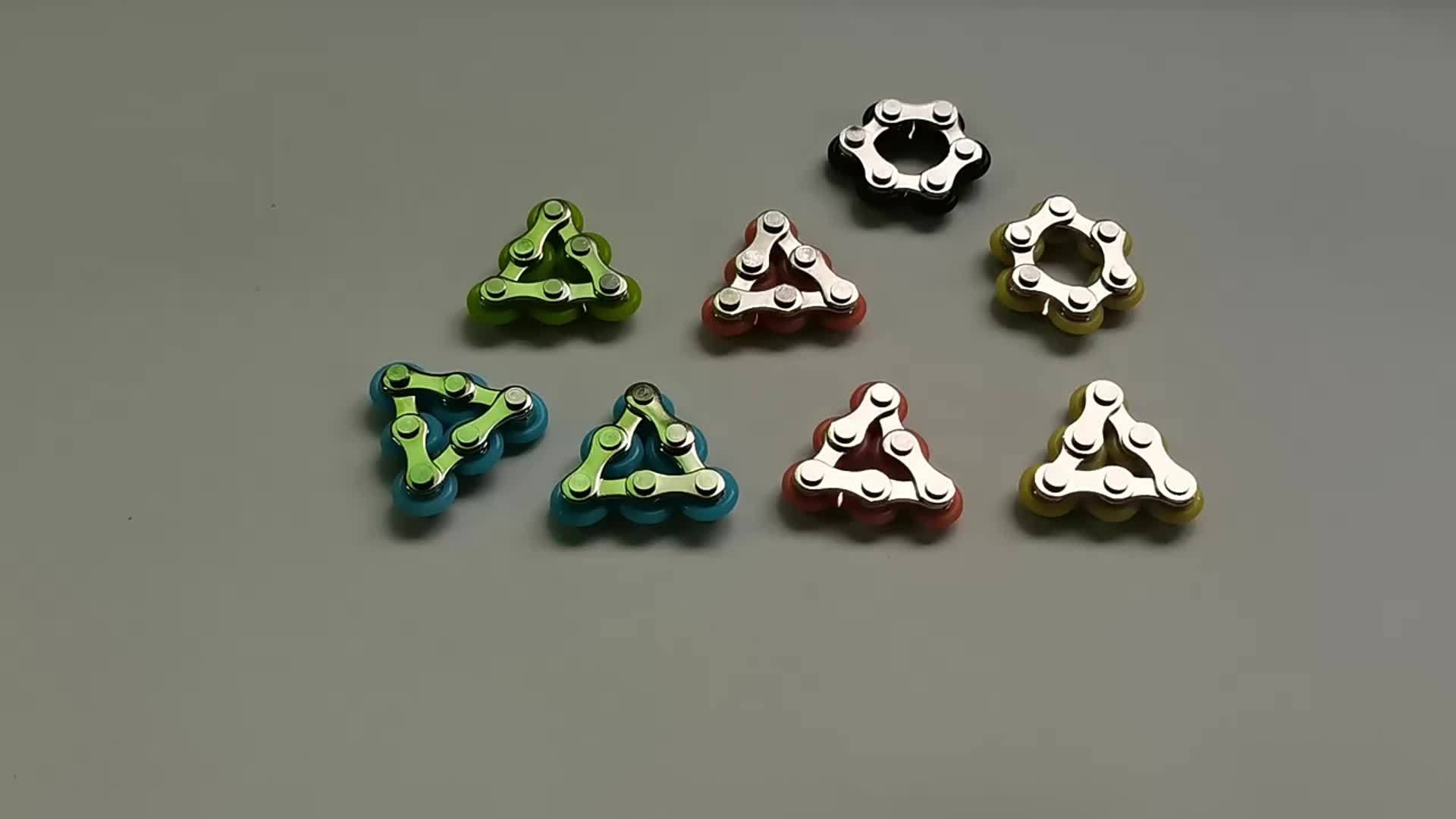 Six Link Chain Decompression Toy Metal Toy