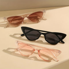 3 Pairs Triangle Cat Eye Sunglasses UV400 Sun Shades for Travel