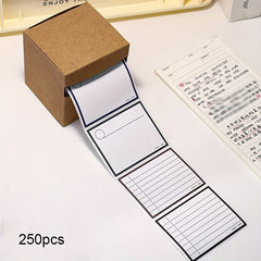 1pc Pad Pop Up Sticky Notes 250 Sheets Adhesive Self Stick Notes For Office