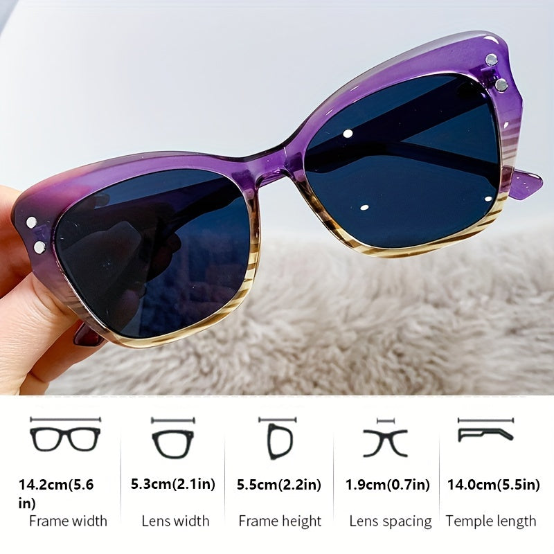 Cat Eye Sunglasses Y2K Men Women Hip Hop Glasses