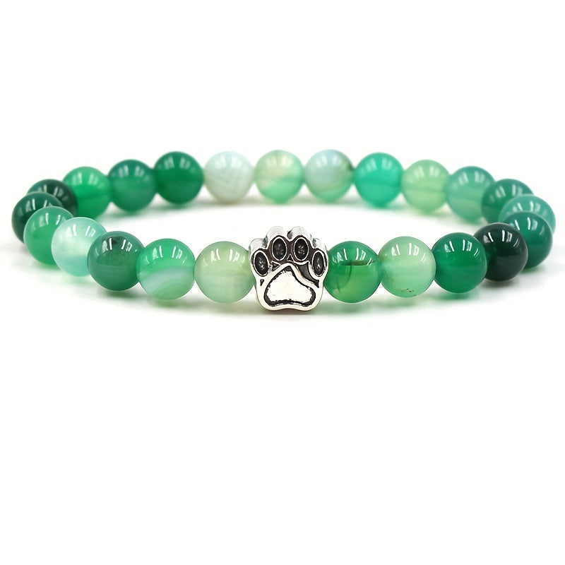 Natural Agate Bracelet Hand woven Rope Tourmaline Lapis Lazuli Turquoise Amber