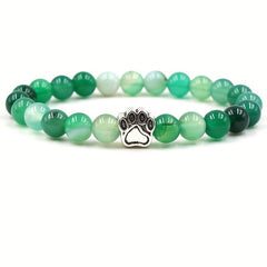 Natural Agate Bracelet Hand woven Rope Tourmaline Lapis Lazuli Turquoise Amber