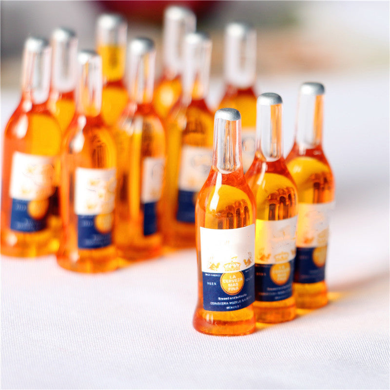 Mini Dollhouse DIY Beer Bottle Food Props