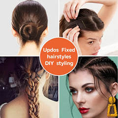 100pcs Wave Shape Invisible Hair Styling Bobby Pins