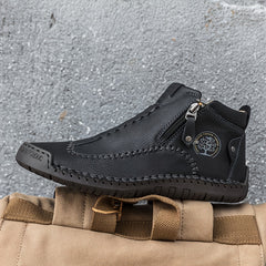 Men's Lightweight PU Zip Boots