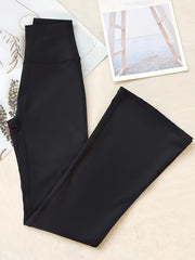 High Waist Seamless Yoga Pants Butt Lifting Flared Leggings