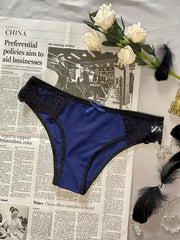 5pcs Lace Briefs Colorblock Intimates Panties Women's Lingerie