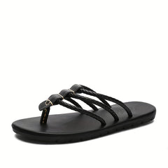 Men's 3-Strap Thong Sandals Non-Slip Flip Flops