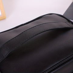 Plaid Handheld Cube Travel Cosmetics Wash Bag Canvas Portable Storage Bag