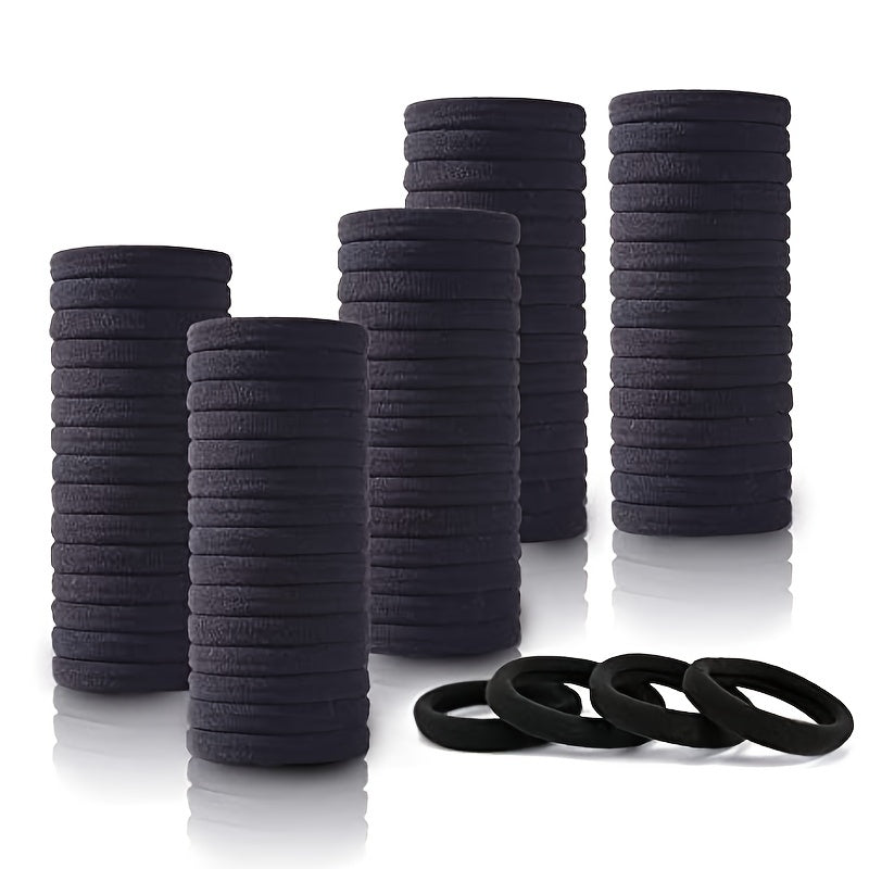 30 Seamless Thick Hair Band Elastic Hair Ties No Damage Ponytail Holder
