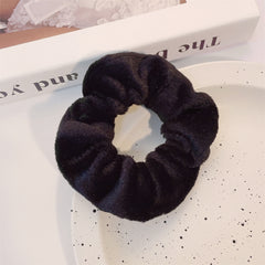 Solid Colors Scrunchy Hair Ties Hair Elastics Soft Scrunchie Ponytail Holders