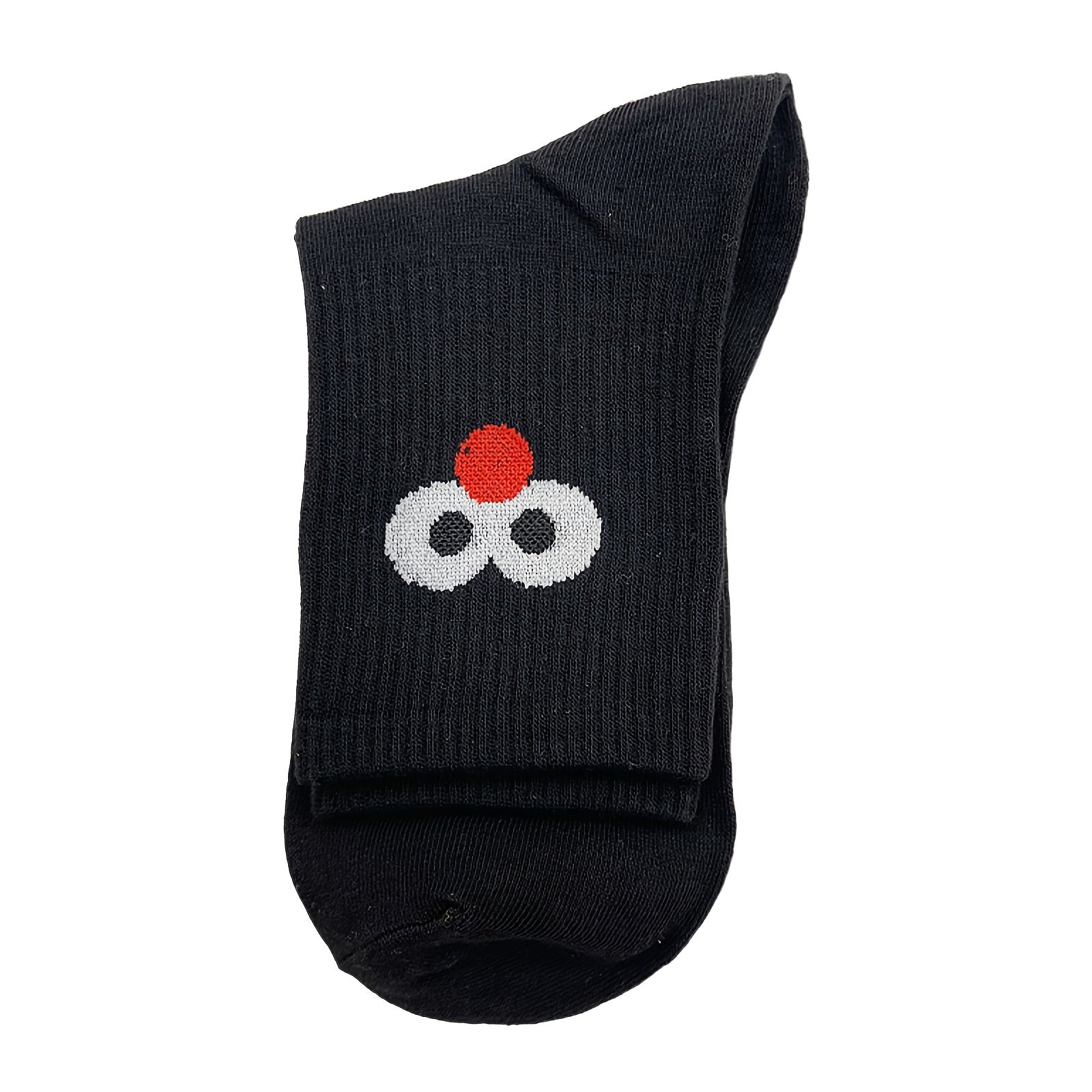 Comfy Bird Pattern Crew Socks for Women