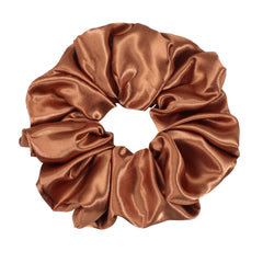 Oversize Stain Hair Scrunchie for Women Girls Sleep Soft Silk Scrunchies