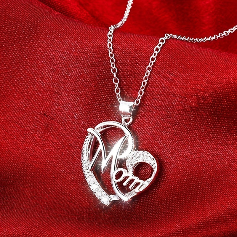 Men's Heart Shape Faux Diamond Chain