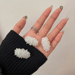 2pcs Rice Pattern Side Clip Bangs Clip Funny Duck Billed Clip Hair Accessories