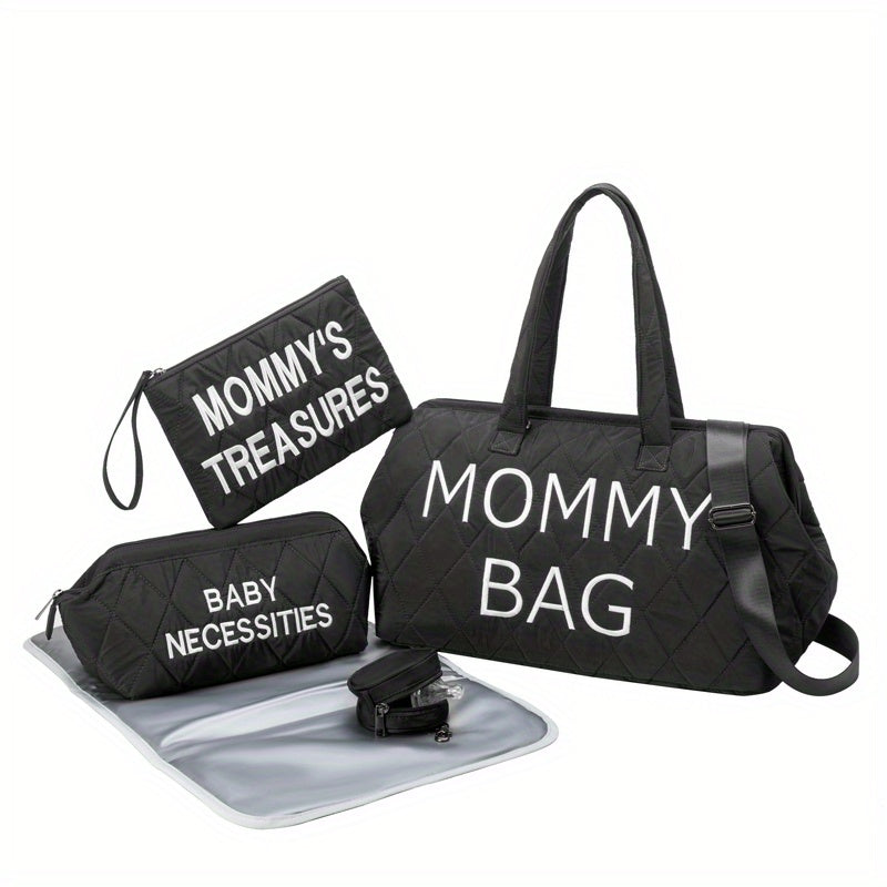 Stylish Travel Mommy Bag Set with Large Capacity