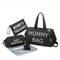 Stylish Travel Mommy Bag Set with Large Capacity