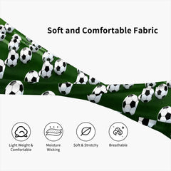 Soccer Ball Pattern Headband Unisex Sweat Wicking Stretchy Polyester