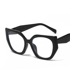 Transparent Oversize Frame Light Blocking Glasses