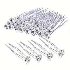 Rhinestone Hair Pins Bridal Wedding Hairpin Hair Accessories For Women