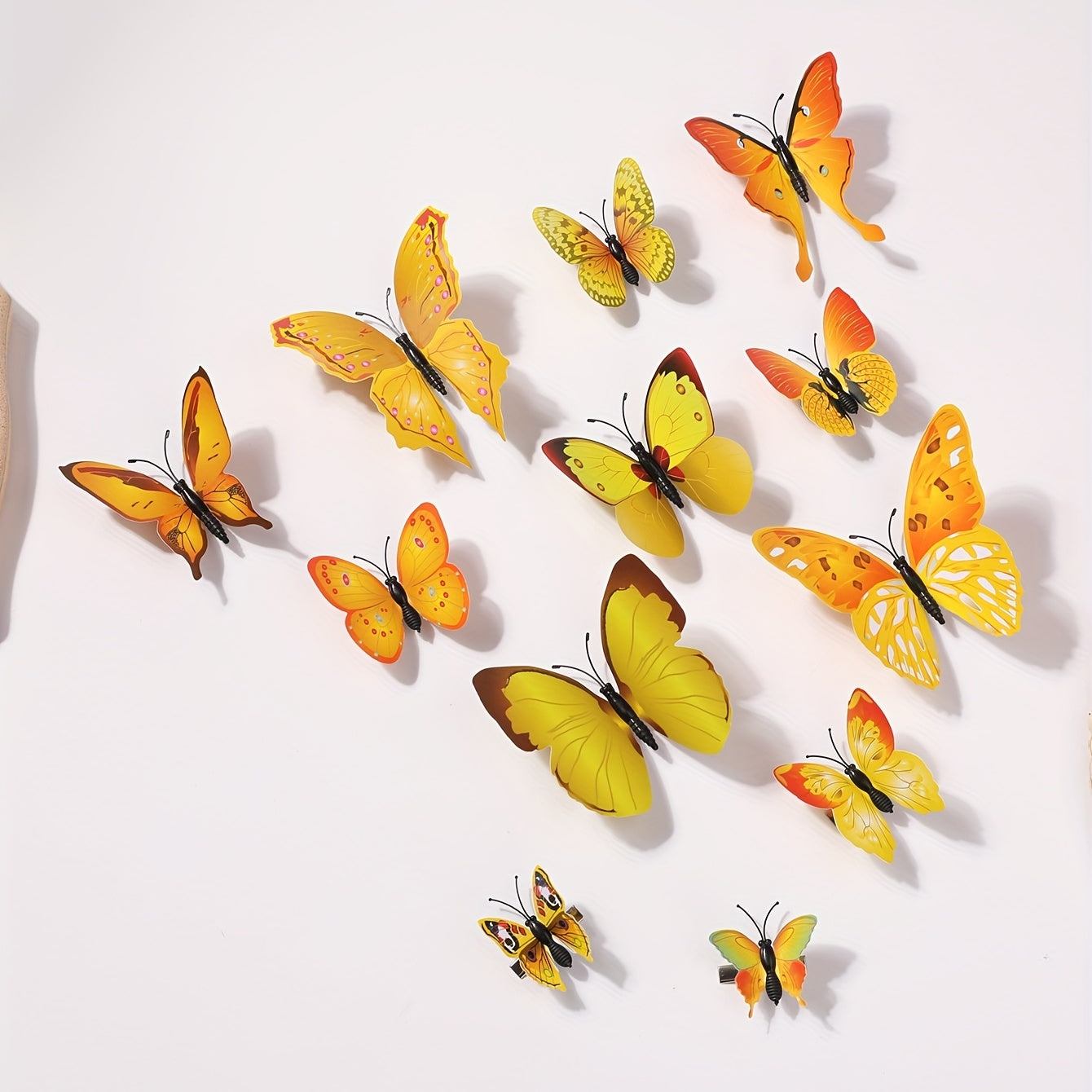 12pcs Butterfly Hair Clips Hair Accessories