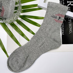 3 Pairs Mid Tube Socks Casual Sporty Breathable Crew Length Women's Stockings