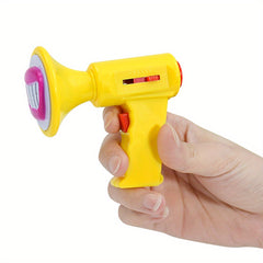 Colorful Kids Voice Changer Toy Handheld Megaphone 6 Sound Effects ABS Material