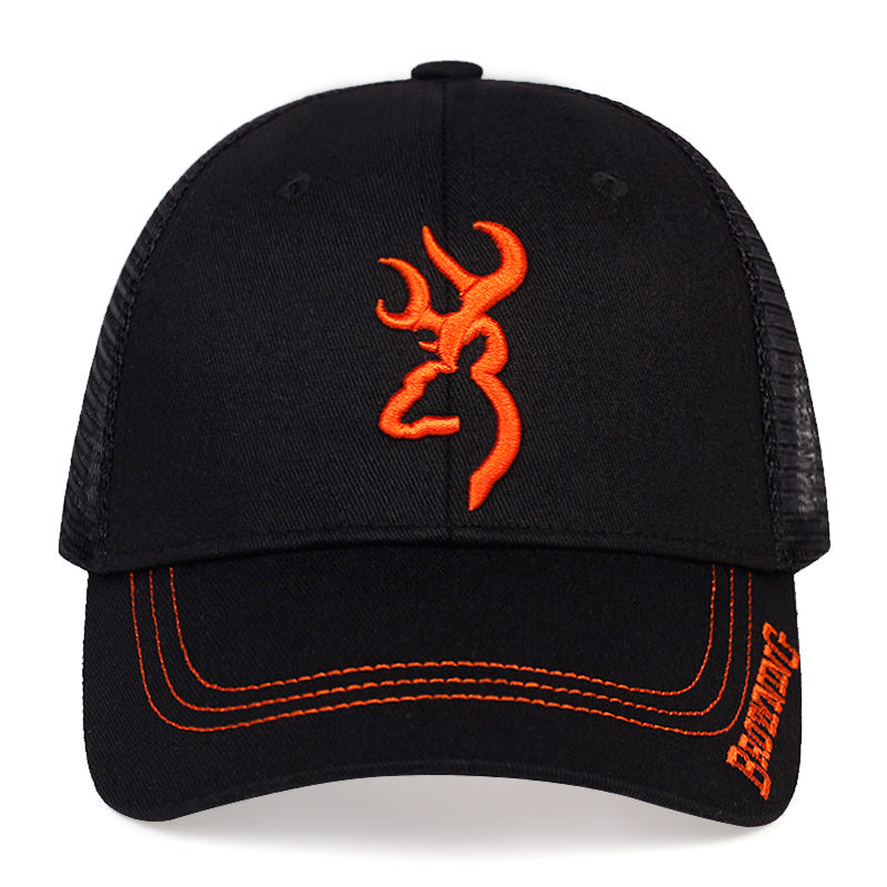 Men's Breathable Baseball Cap with Net Design