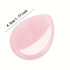 3pcs Rose Quartz Healing Crystals Worry Stones - Anxiety Stress Relief