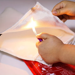 2pcs Fire Blanket Fiberglass Fire Emergency Blanket Suppression Blanket