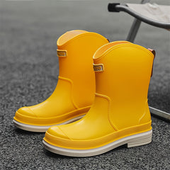 Women's Waterproof Rain Boots Rubber Shoes Water Shoes