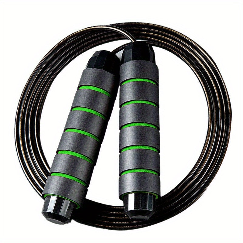 Speed Jump Rope with Memory Foam Handle for Cardio Training