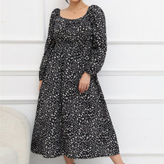  Women's Ditsy Floral Print Maxi Dress