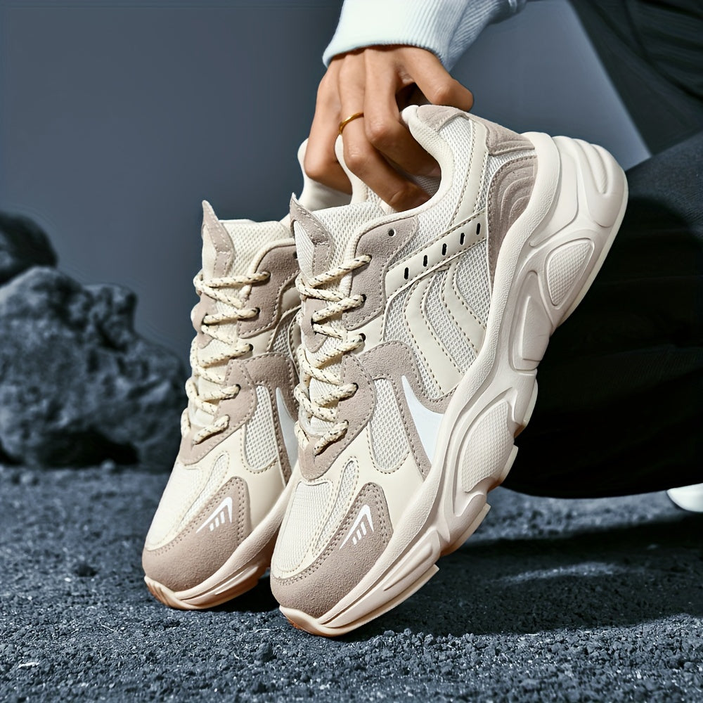 Women's Lace-up Non Slip Platform Sneakers