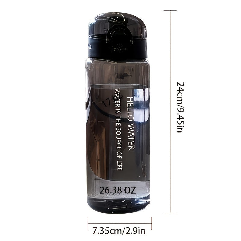 780ml Frosted Water Bottle for School Outdoor Fitness Stay Hydrated