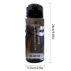 780ml Frosted Water Bottle for School Outdoor Fitness Stay Hydrated