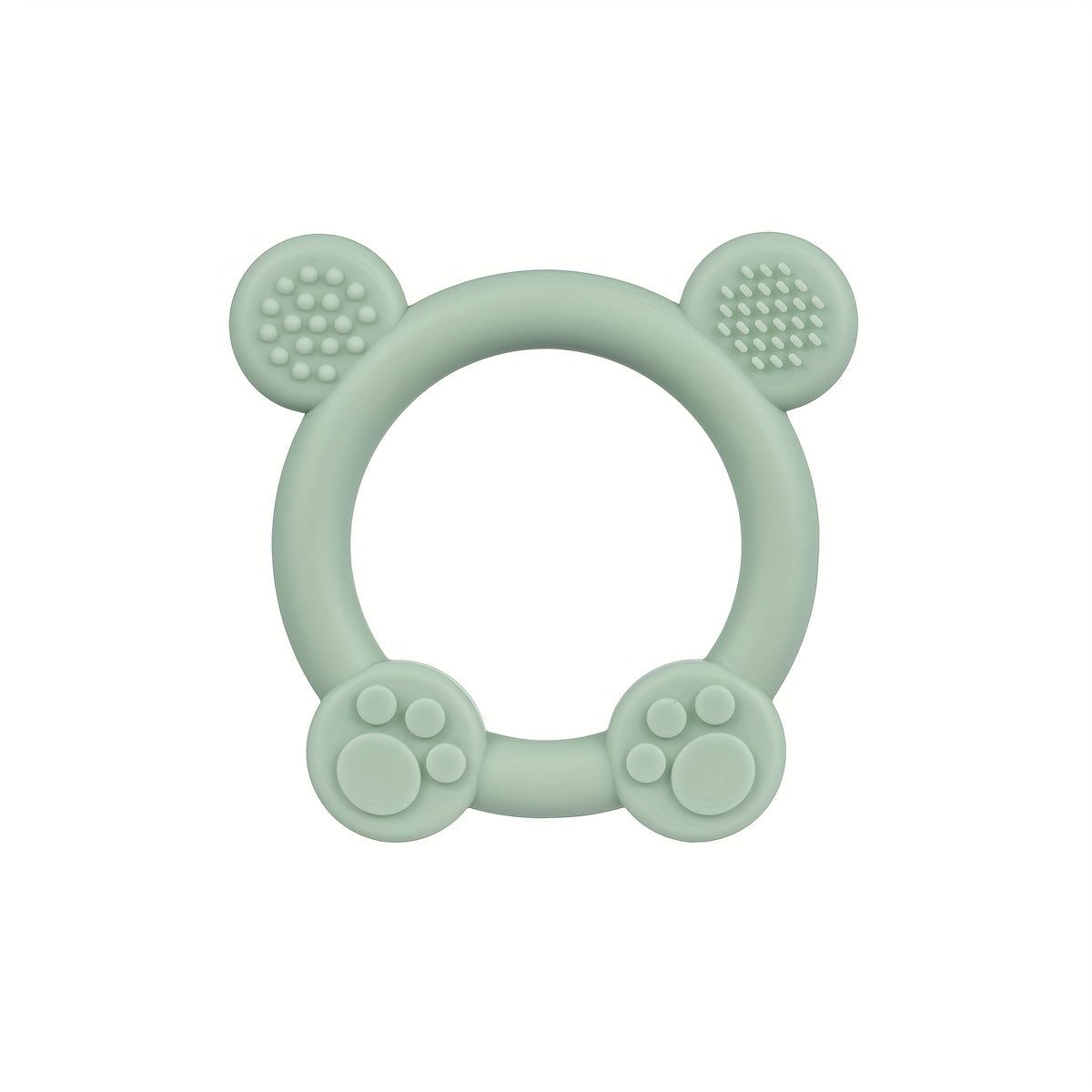 Silicone Baby Teether Animal Shapes Multifunctional Sensory Textures