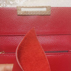 Women's Leather Clutch Bag Wallet Long Cow Leather Purse