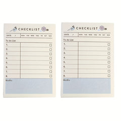 Small To-Do List Sticky Notes and Planner with Checklist Sticky Notes - 2 Sets