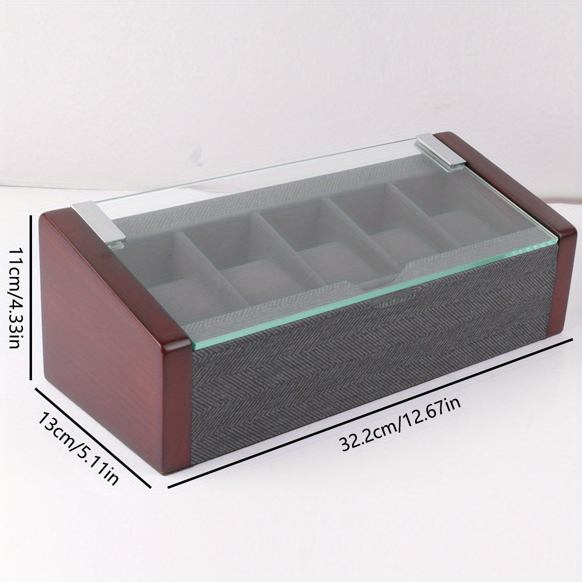 Vintage Watch Box with Sunroof & Five Display Boxes
