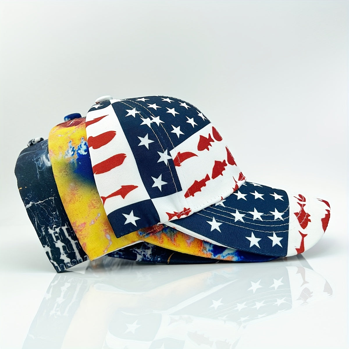 Unisex Personality Printed Baseball Cap Adjustable Sunshade Hat