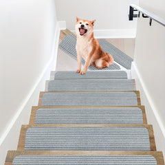 15pcs Stair Treads Non Slip for Wooden Steps Indoor Peel & Stick