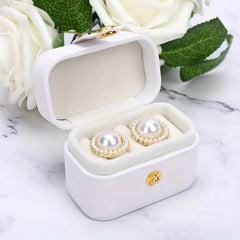 Mini Pink Ring Storage Box With Grids
