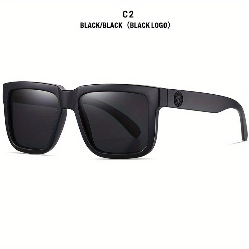 Square Frame Polarized Sunglasses Men's UV Protection Holiday Outdoor Beach
