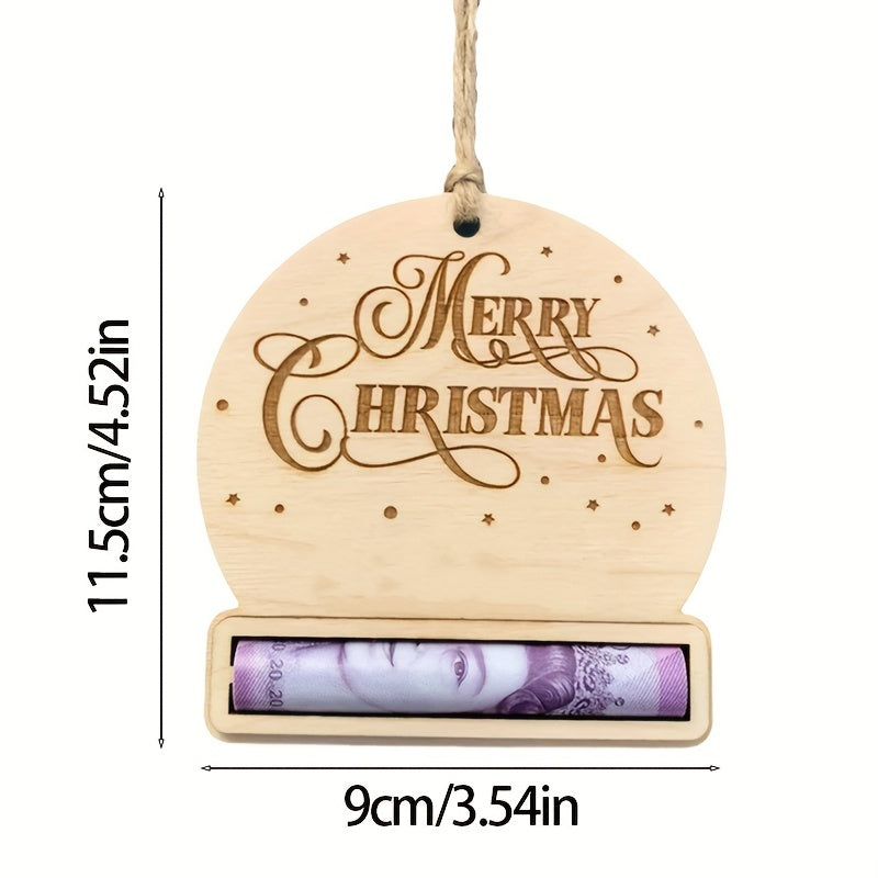 Christmas Cash Gift Pendant Santa Claus Fawn Wallet Red Packet Decoration
