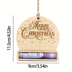 Christmas Cash Gift Pendant Santa Claus Fawn Wallet Red Packet Decoration